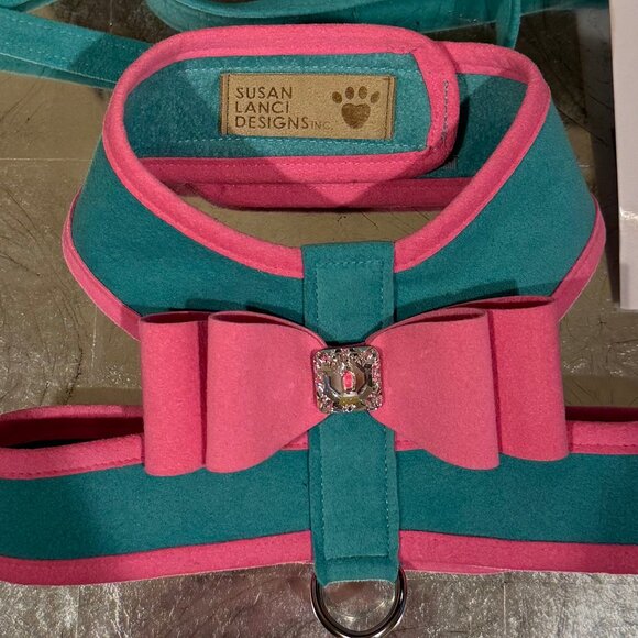 Susan Lanci Designs BIG BOW TINKIE HARNESS and Matching Leash NWT - Picture 4 of 4